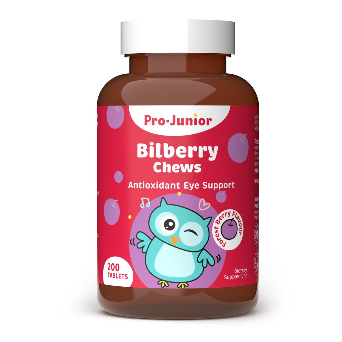 Prolife Pro Junior Bilberry,紐西蘭 兒童越橘護眼咀嚼錠,200粒