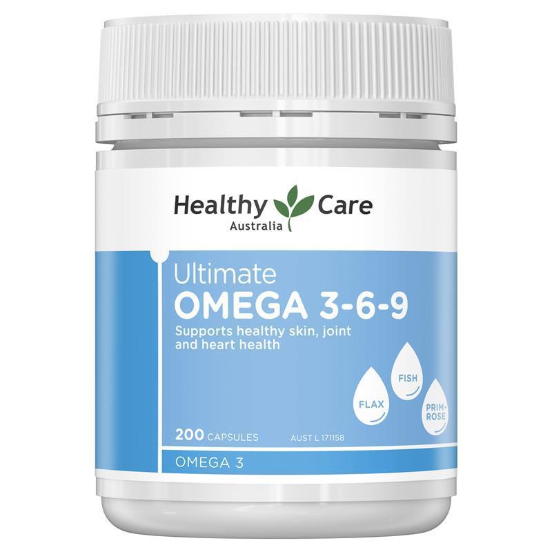 Healthy Care 澳洲 Ultimate Omega 3-6-9 魚油膠囊 200粒
