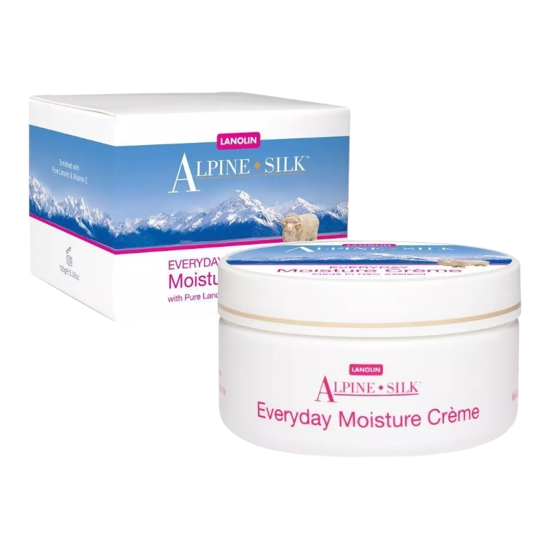 Alpine Silk 紐西蘭艾貝斯,羊毛脂每日保濕霜 100g
