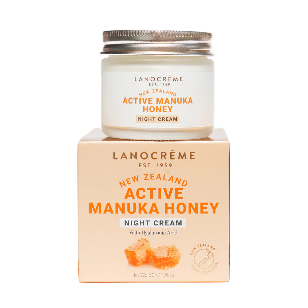 Lanocrème Active Manuka Honey Night Cream 紐西蘭蘭儂 活性麥蘆卡蜂蜜晚霜 50g