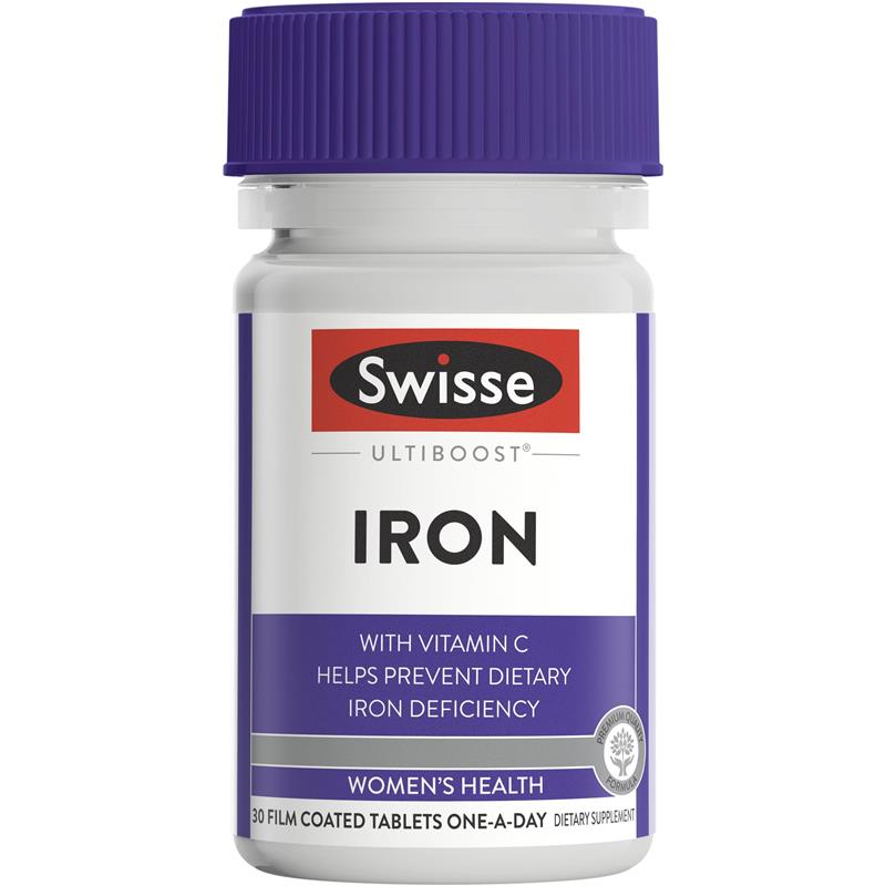 Swisse Ultiboost Iron 澳洲瑞思 鐵錠30粒