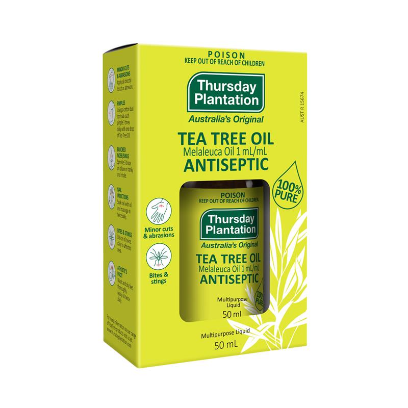 Thursday Plantation Tea Tree Oil 澳洲星期四農莊,天然茶樹精油 50ml