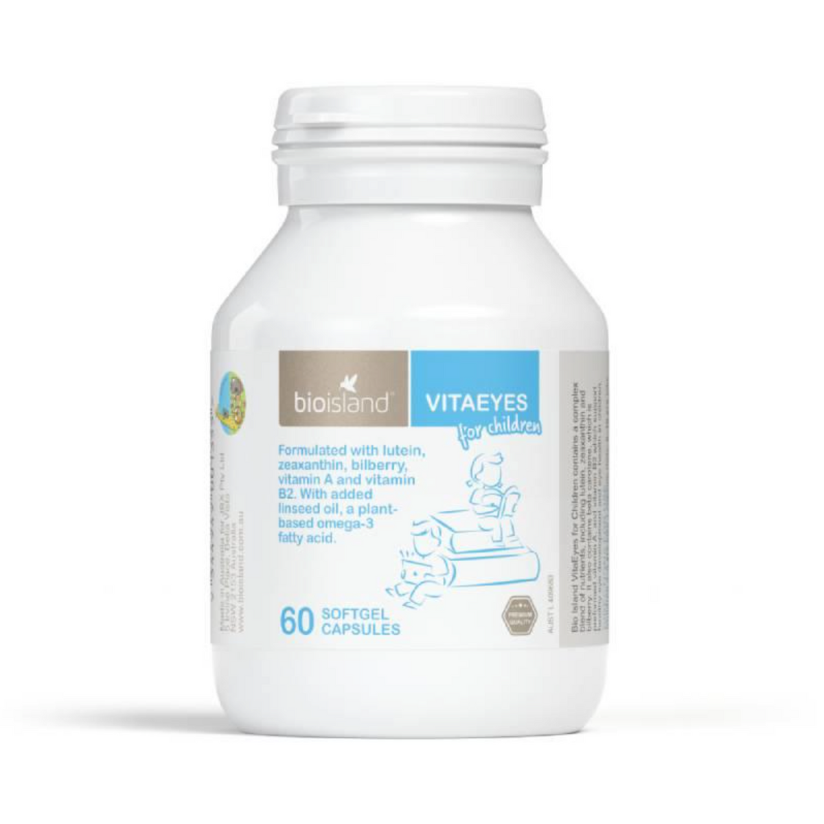 Bioisland Vitaeyes 澳洲兒童葉黃素膠囊 60粒