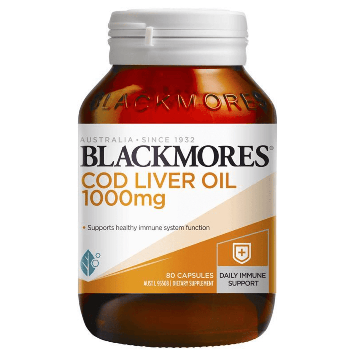 Blackmores Cod Liver Oil 澳洲澳佳寶 鱈魚肝油 1000mg 80粒