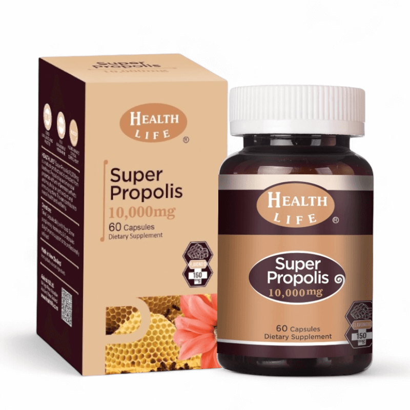 Health Life Super Propolis 高含量蜂膠膠囊 10000mg 60粒