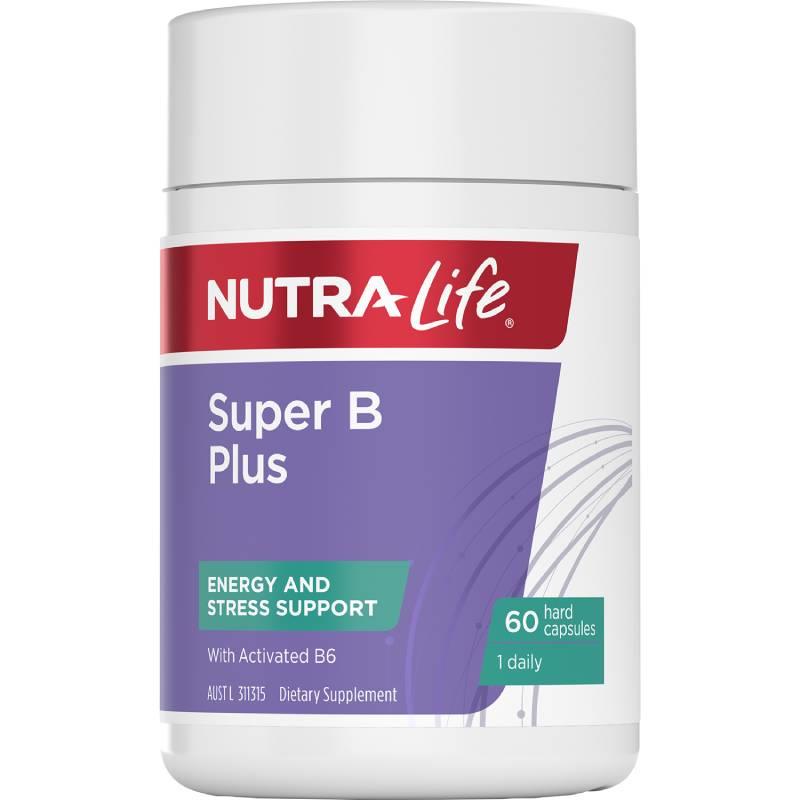 Nutralife Super B Plus 紐西蘭紐樂 超級維他命B Plus 60粒