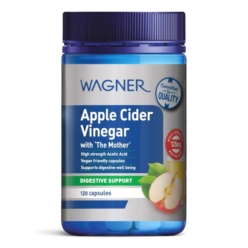 Wagner Apple Cider Vinegar 澳洲瓦格納,蘋果醋酵母菌 膠囊 120粒