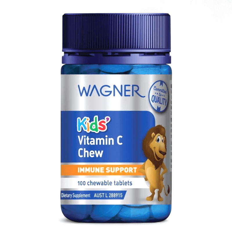 Wagner Kids Vitamin C Chew 澳洲瓦格納,兒童 維他命C咀嚼錠 100粒