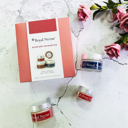 Royal Nectar Bee Venom Gift Pack，蜂毒護膚4件禮盒