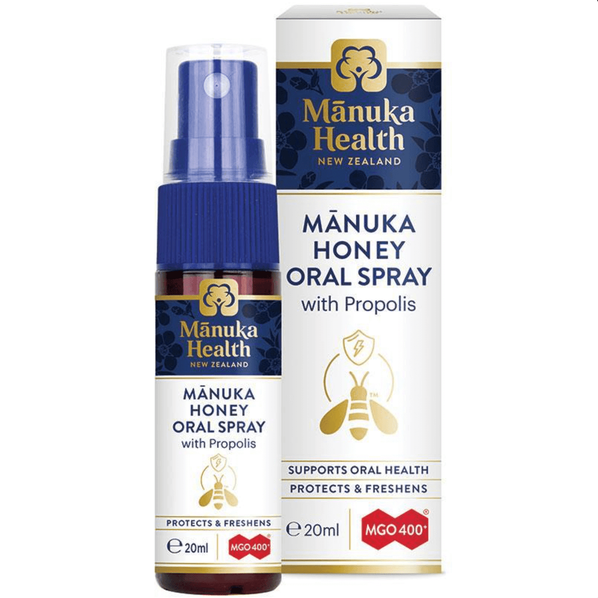 Manuka Health Propolis Spray 紐西蘭蜜紐康 蜂膠口腔噴劑 MGO400+ Bio30 20ml
