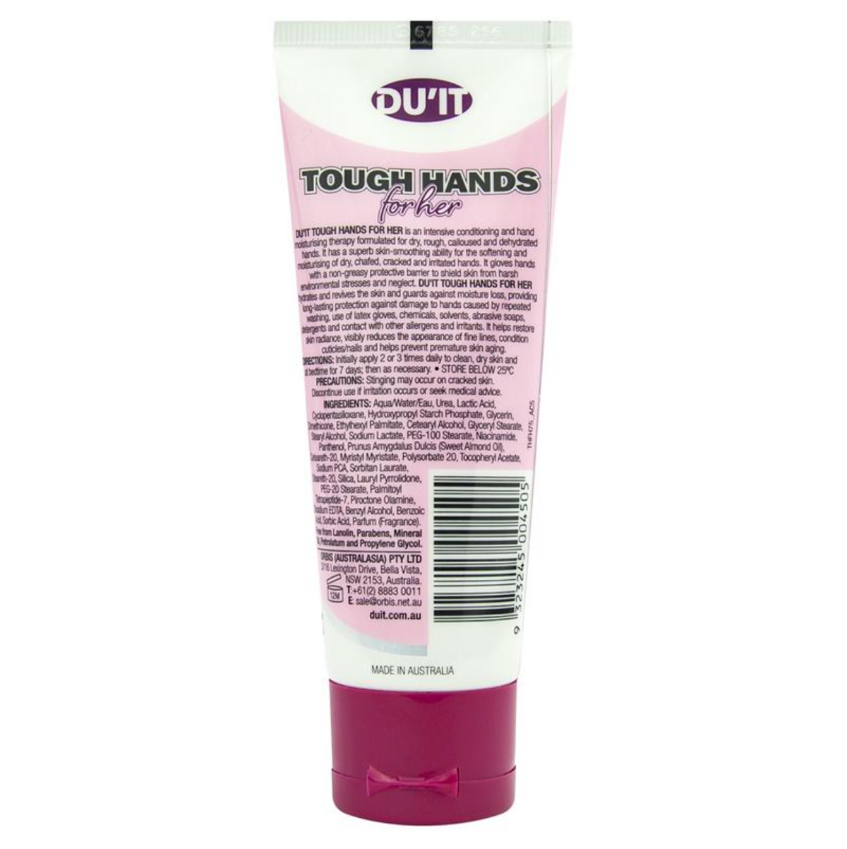 DU'IT Tough Hands 澳洲 女士專用 強效滋潤護手霜 75g
