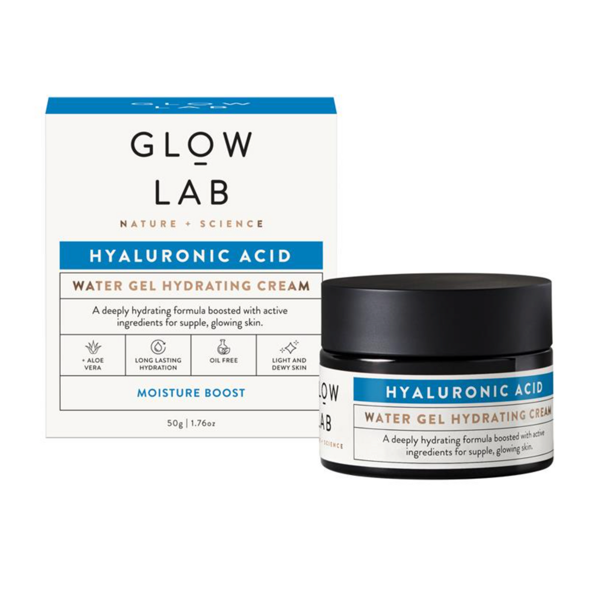 Glow Lab Water Gel Hydrating Cream 紐西蘭 玻尿酸補水保濕霜 50g
