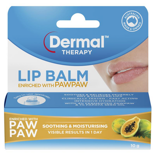 Dermal Therapy Lip Balm PawPaw 澳洲 木瓜保濕潤唇膏 10g