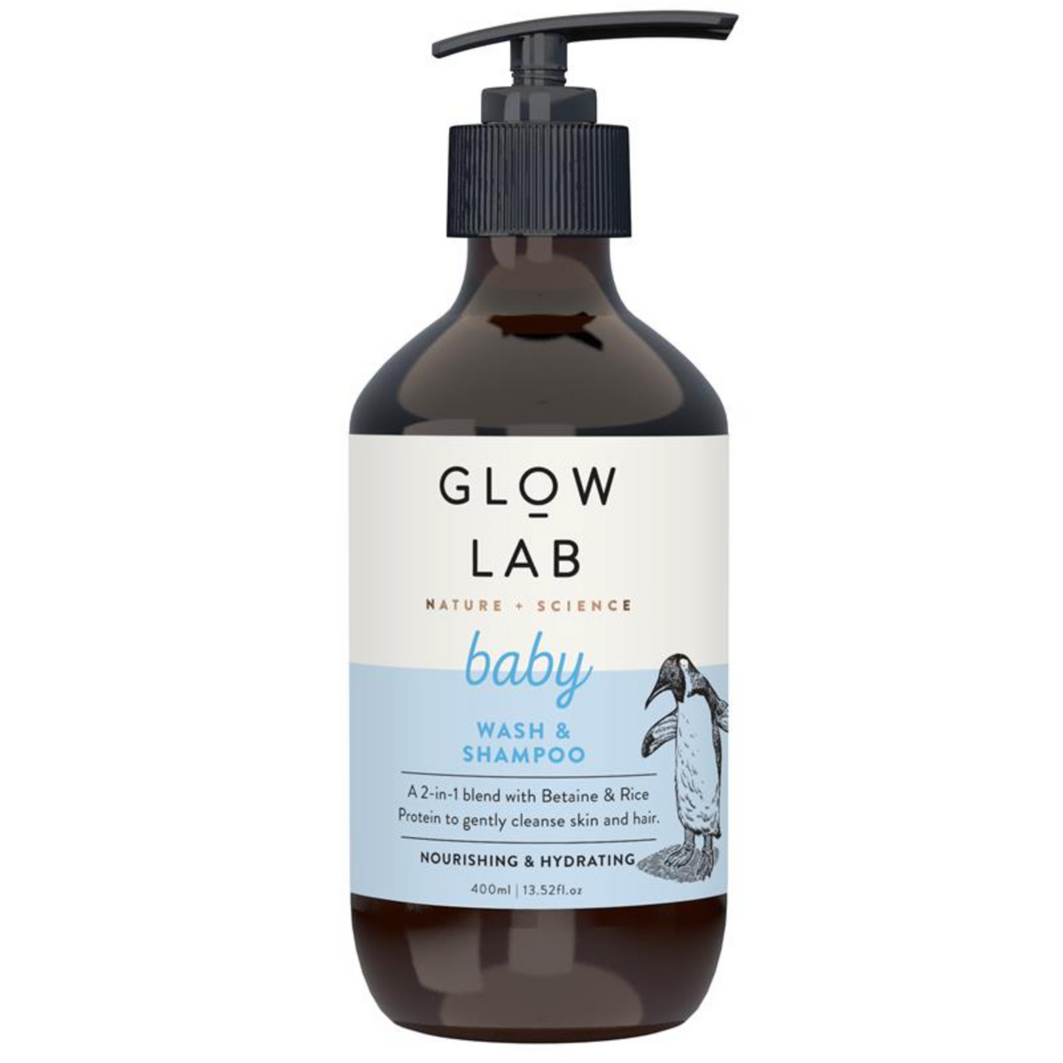 Glow Lab Baby Body Wash & Shampoo 幼兒二合一沐浴洗髮露 400ml