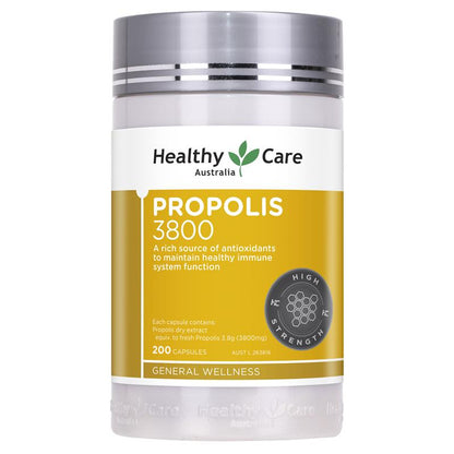 Healthy Care Ultra Premium Propolis 澳洲 高含量蜂膠膠囊 3800mg 200粒