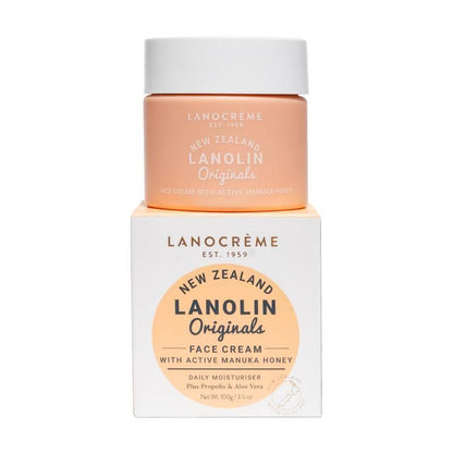Lanocrème Lanolin Manuka Honey 紐西蘭蘭儂 活性麥蘆卡蜂蜜羊毛脂面霜 100g