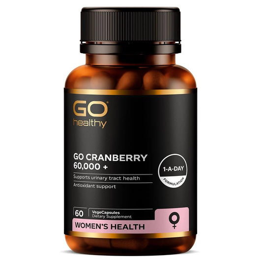 Go Healthy Cranberry 紐西蘭高之源，高含量蔓越莓膠囊 60000mg 60粒
