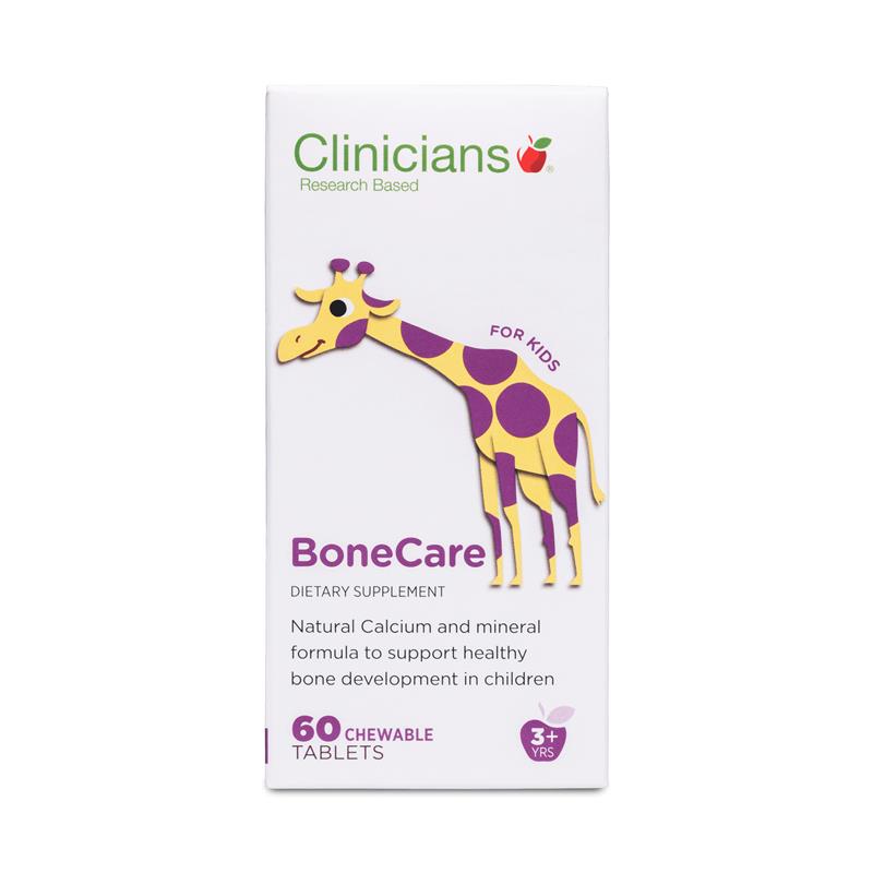 Clinicians Bonecare Kids Calcium 紐西蘭科立純，兒童補鈣片 60粒