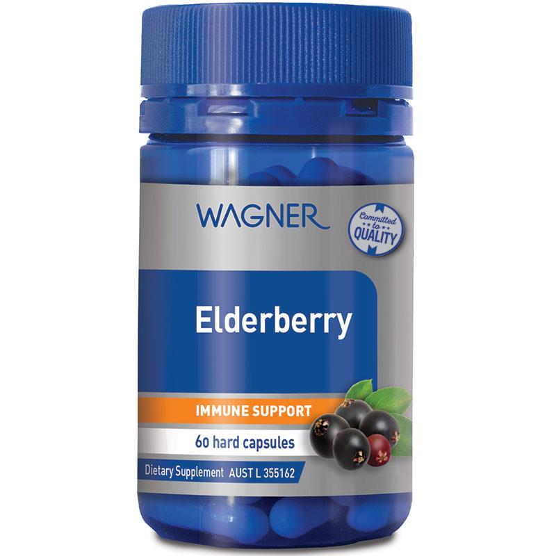 Wagner Elderberry 澳洲瓦格納，接骨木果膠囊 60粒