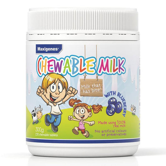 Maxigenes 澳洲牛奶咀嚼片含藍莓 150片