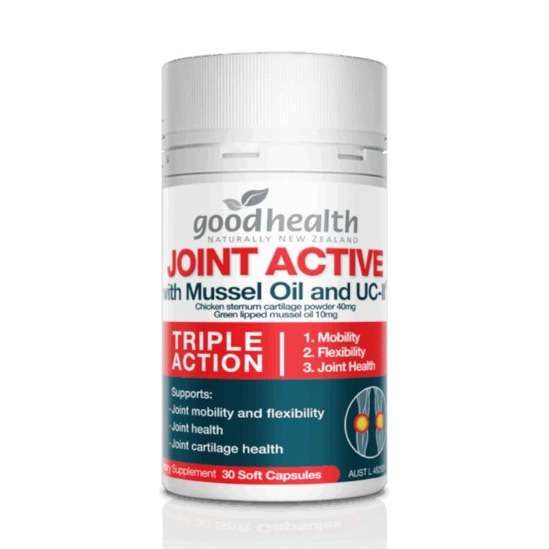 Good Health Joint Active 紐西蘭好健康 關節活力膠囊 含青口油與UC-II 30粒