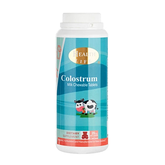 Health Life Milk Colostrum 牛初乳小熊咀嚼片 150粒 草莓口味