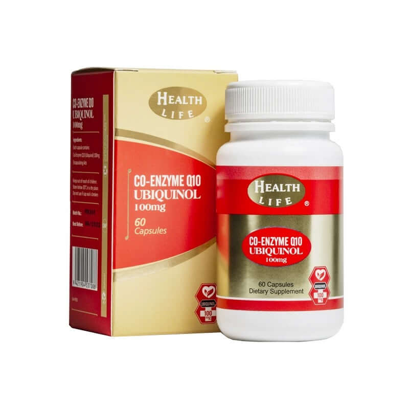Health Life Co-Enzyme Ubiquinol，輔酶Q10 泛醇 100mg 60粒