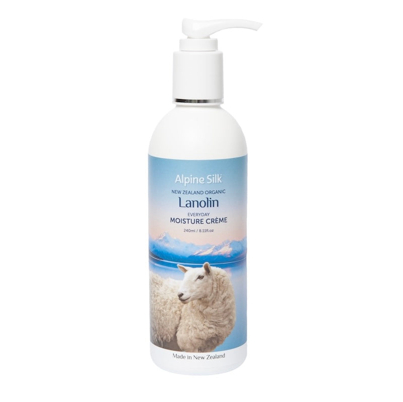 Alpine Silk 紐西蘭艾貝斯，有機羊毛脂保濕霜 240ml