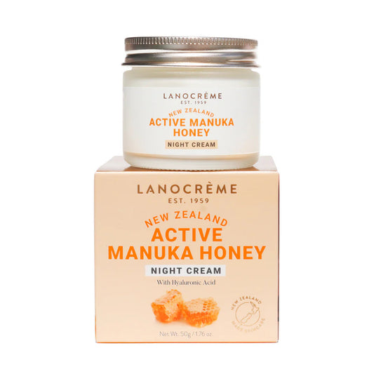 Lanocrème Active Manuka Honey Night Cream 紐西蘭蘭儂 活性麥蘆卡蜂蜜晚霜 50g