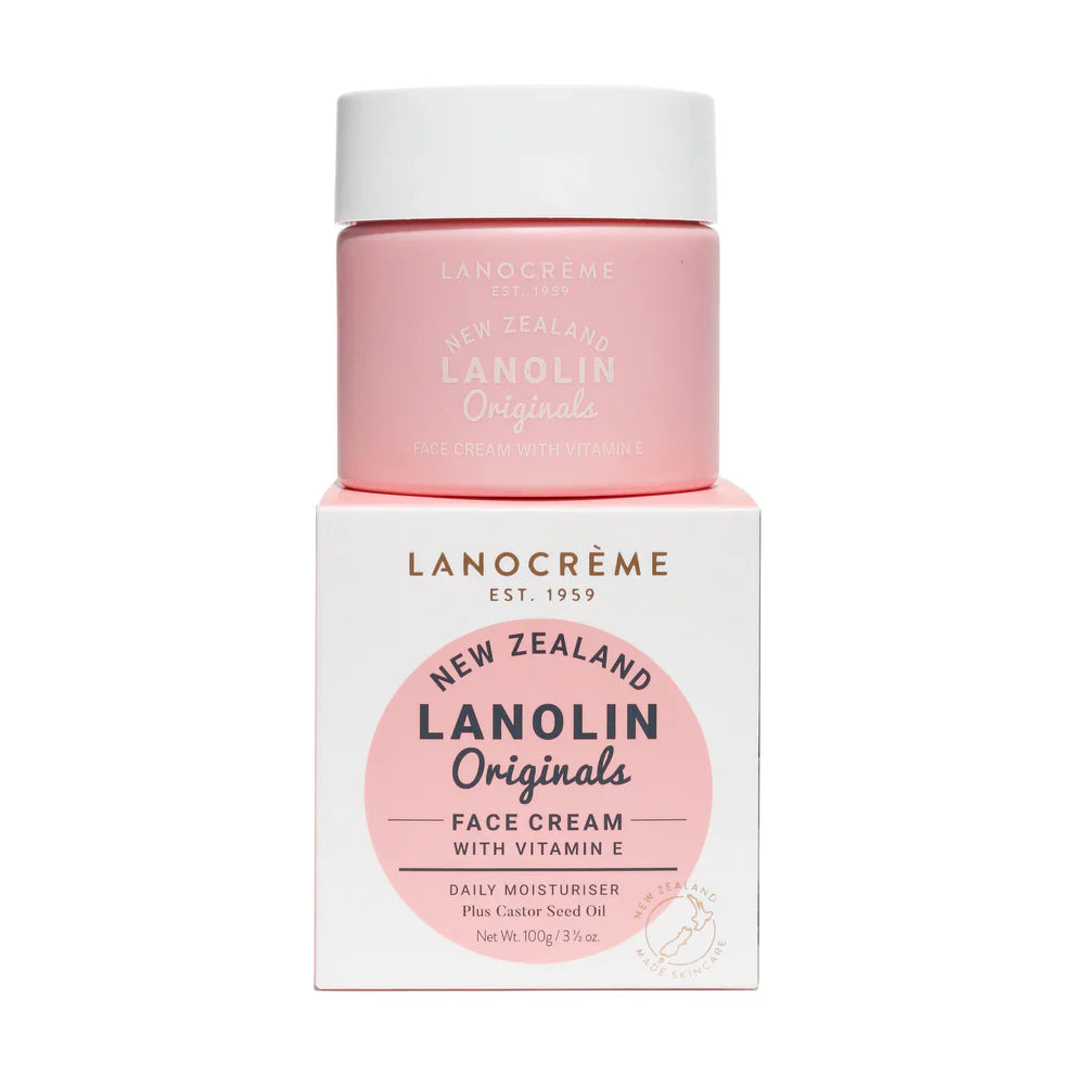Lanocreme Lanolin Vitamin E 紐西蘭蘭儂，經典羊毛脂保濕面霜 100g