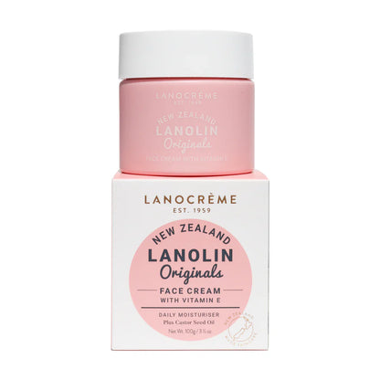 Lanocreme Lanolin Vitamin E 紐西蘭蘭儂，經典羊毛脂保濕面霜 100g