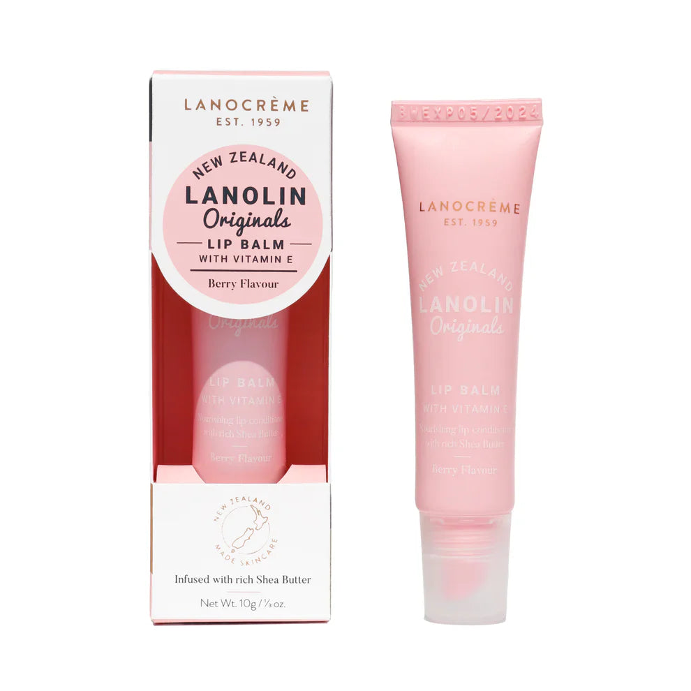 Lanocrème Lanolin Lip Balm w Vitamin E 紐西蘭蘭儂，羊毛脂潤唇膏含維生素E 10g
