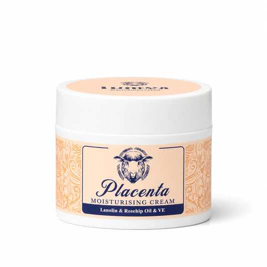 Lumea Placenta Moisturising Cream 胎盤素保濕霜（綿羊油+玫瑰果+維他命E）100g