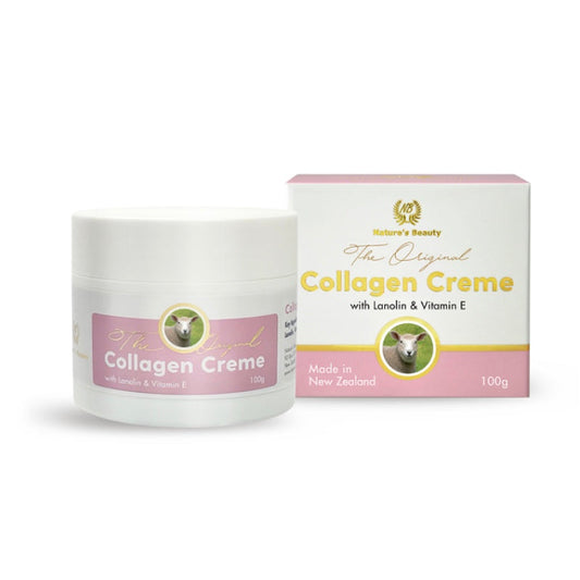 Nature's Beauty Collagen Creme 紐西蘭自然美 膠原蛋白霜 含綿羊脂及維他命E 100g