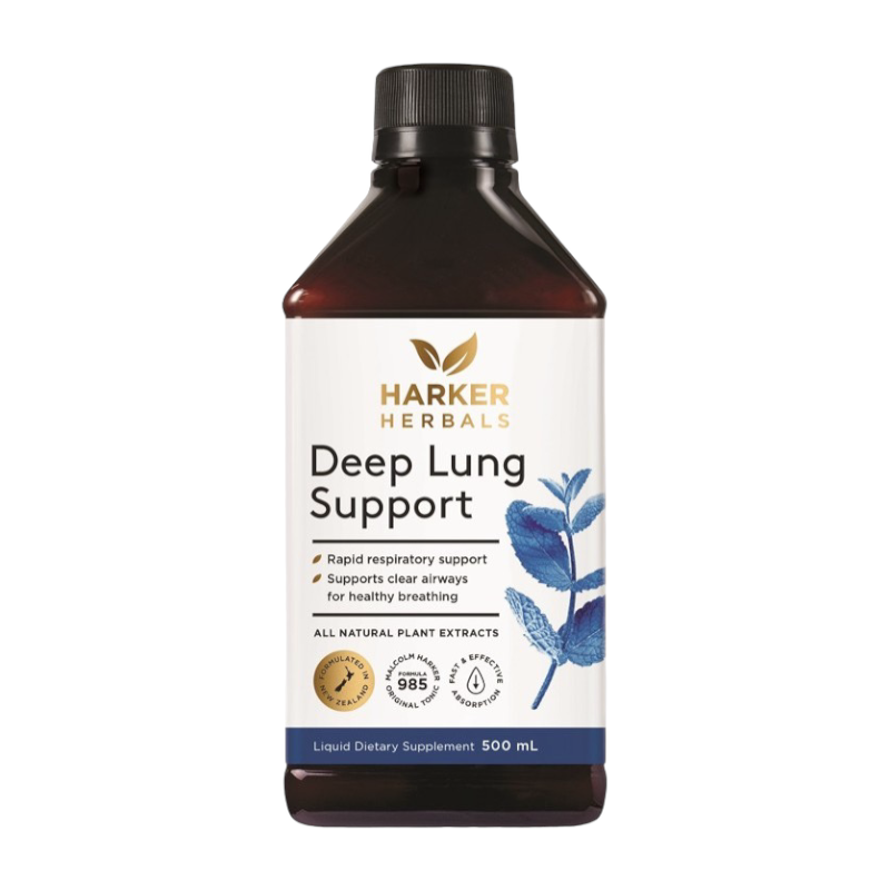 Harker Herbals Deep Lung Support，紐西蘭天然草本深度清肺液，250ml / 500ml