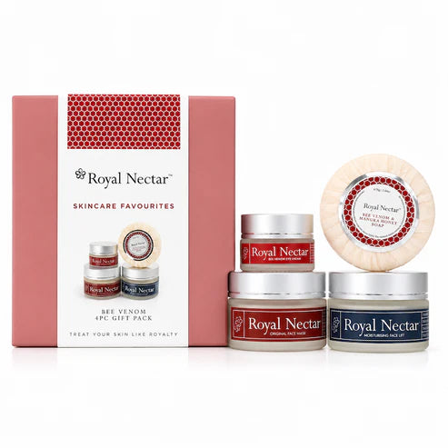 Royal Nectar Bee Venom Gift Pack，蜂毒護膚4件禮盒
