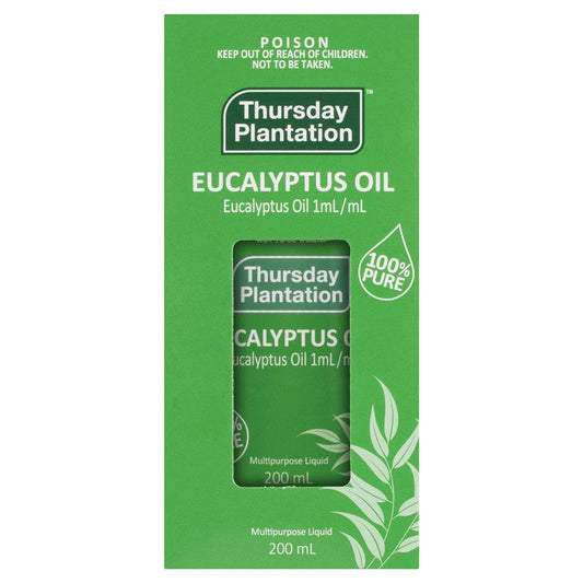 Thursday Plantation Eucalyptus Oil 澳洲星期四農莊，100%純尤加利精油 200ml