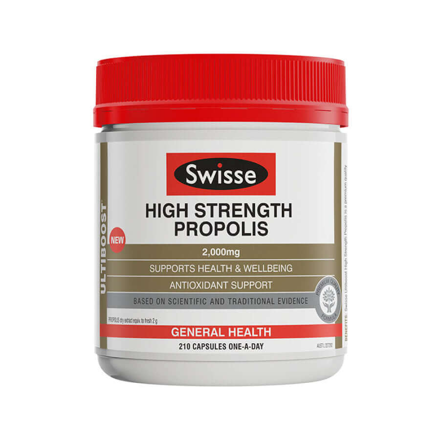 Swisse High Strength Propolis 澳洲 高含量蜂膠軟膠囊 2000mg 210粒