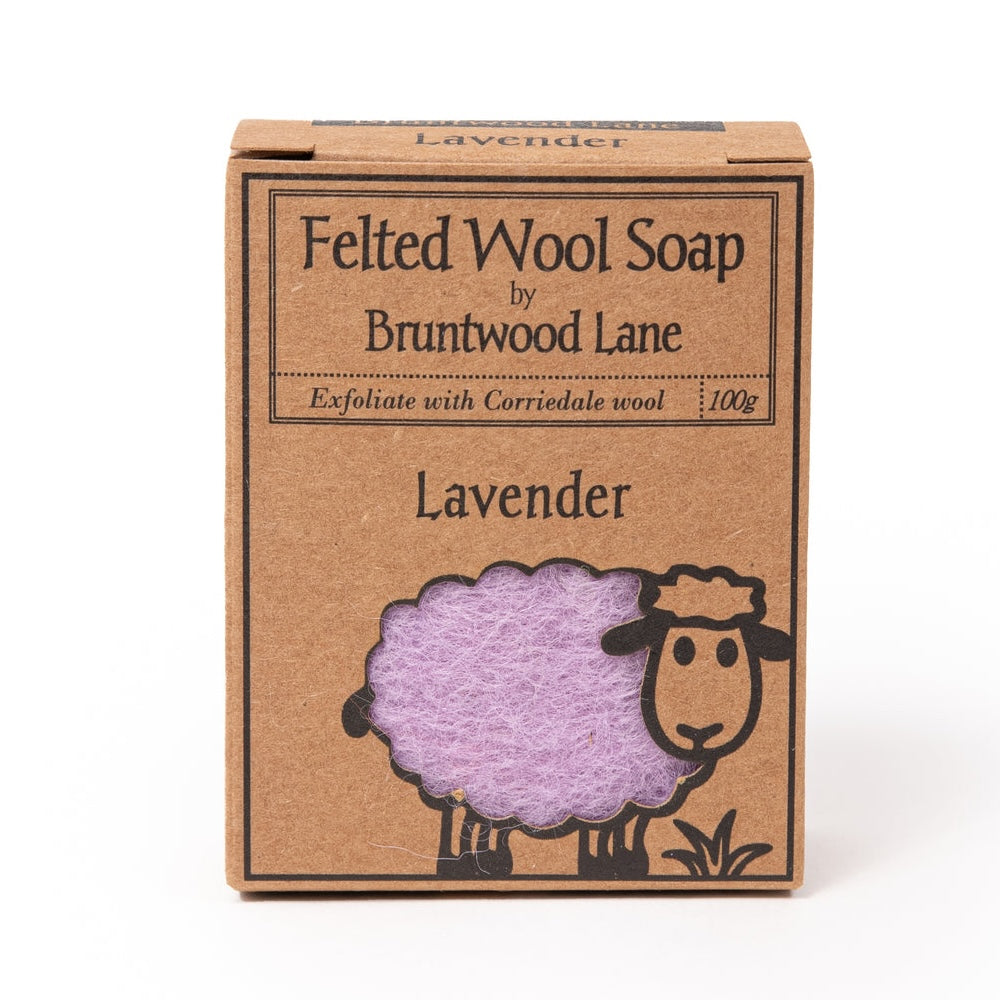 Bruntwood Lane Felted Wool Soap 羊毛氈手工皂 100g - 薰衣草 (Lavender)