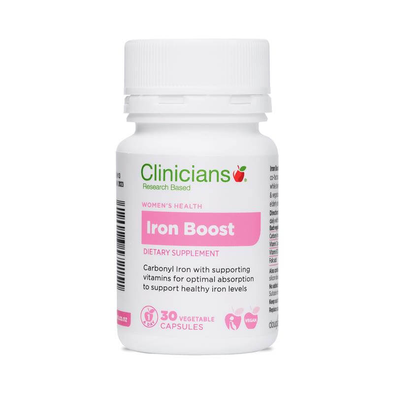 Clinicians 紐西蘭科立純補鐵膠囊 30粒