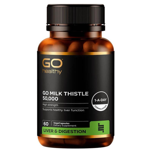 Go Healthy Milk Thistle 紐西蘭高之源，奶薊草護肝膠囊 50000mg 60粒