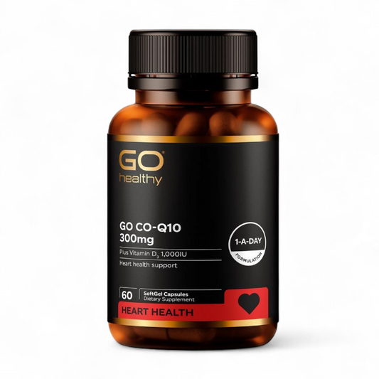Go Healthy Co-Q10 300mg 紐西蘭高之源，心臟輔酶Q10 60粒