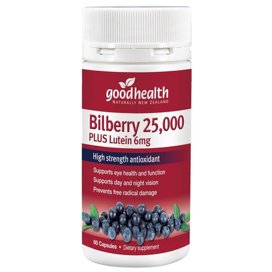 Good Health 紐西蘭好健康 越橘精華膠囊 25000mg 60粒