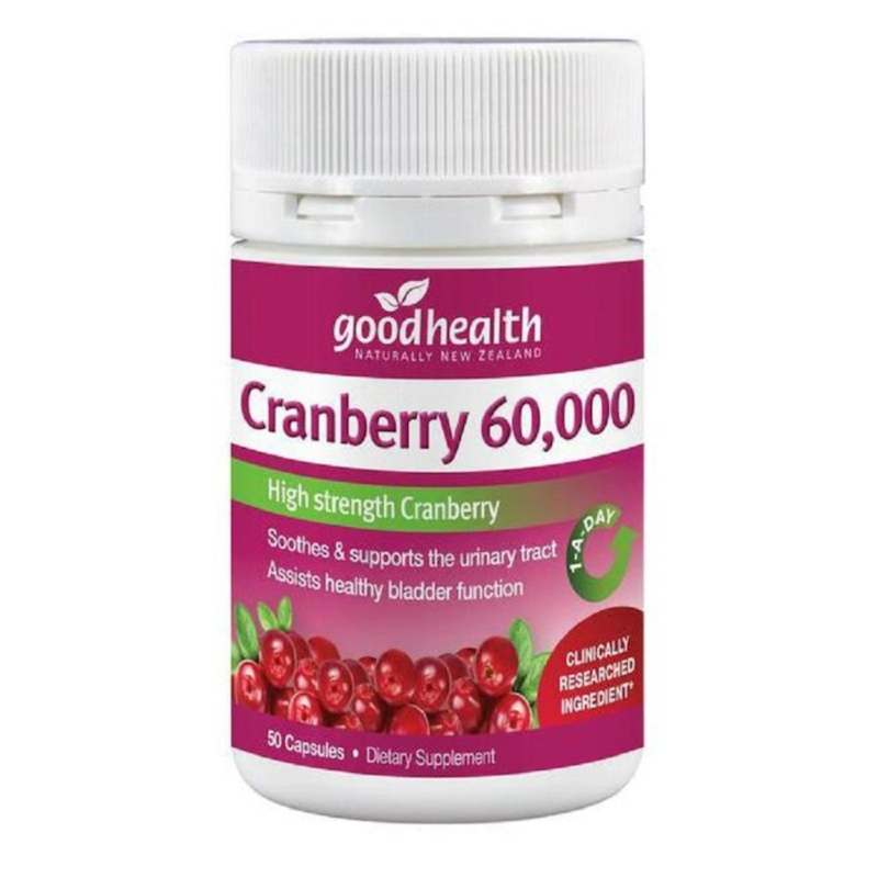 Good Health 紐西蘭好健康 高含量蔓越莓 60000mg 50粒