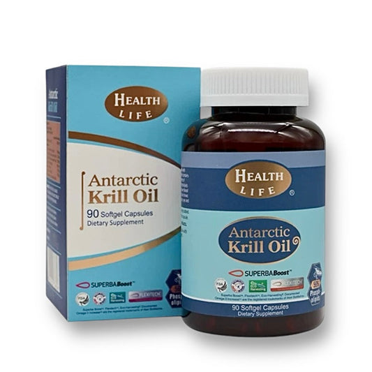 Health Life High Strength Antarctic Krill Oil 紐西蘭 高含量南極磷蝦油 1000mg 90粒