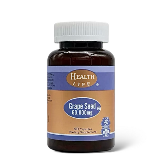 Health Life Grape Seed 高含量葡萄籽精華膠囊 60000mg 90粒