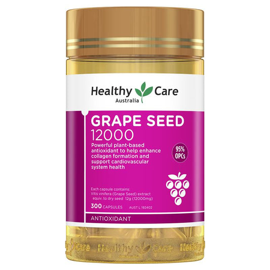 Healthy Care Grape Seed 澳洲葡萄籽精華膠囊 12000mg 300粒
