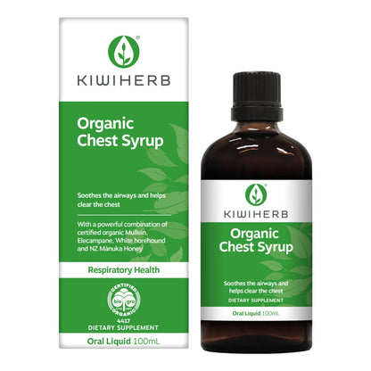 Kiwiherb Organic Chest Syrup 紐西蘭成人清肺糖漿 100ml