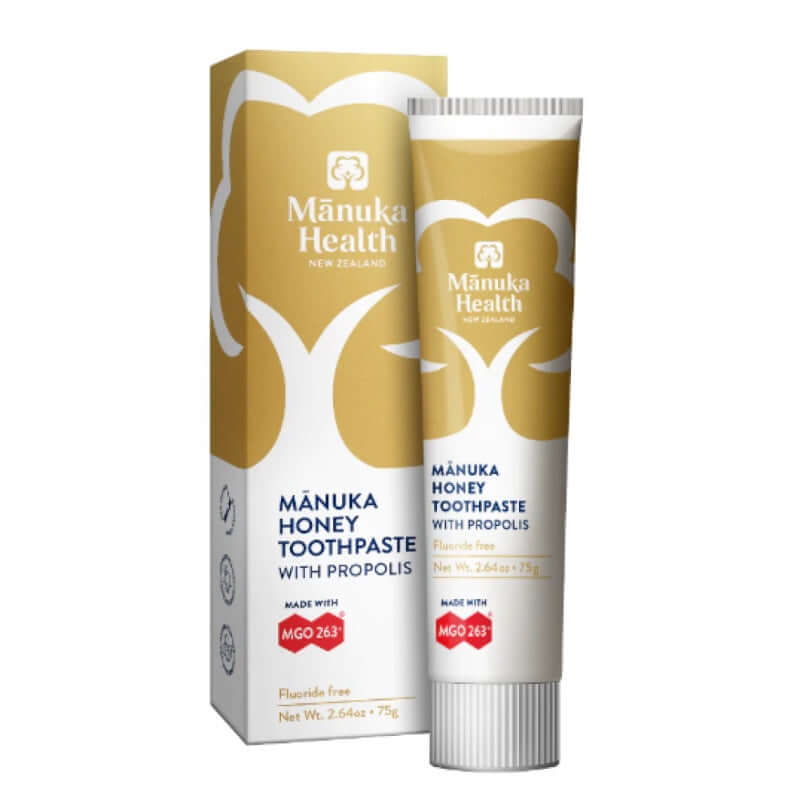 Manuka Health 紐西蘭蜜紐康 麥蘆卡蜂蜜蜂膠牙膏 75g