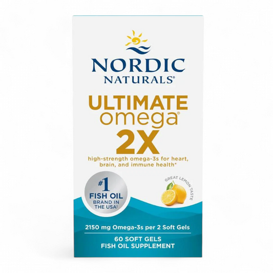 Nordic Naturals Ultimate Omega 2X 魚油軟膠囊 60粒 檸檬味